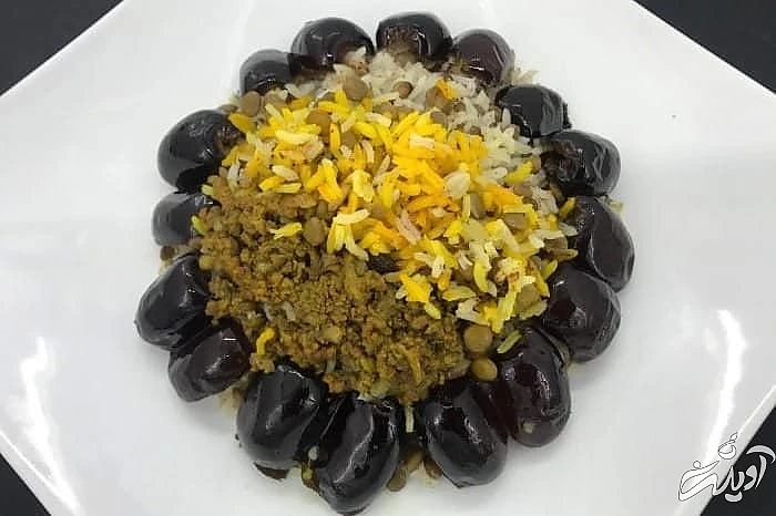 طرز تهیه عدس پلو نذری عدس پلو